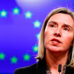 Federica Mogherini en un acto en Bruselas el pasado martes. Foto: Reuters