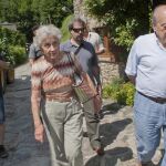 El expresidente catalán Jordi Pujol, junto a su esposa, Marta Ferrusola