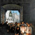 Cuadro que representa el asesinato de Villamediana en 1622