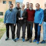Primera fotografía de los siete independentistas presos en Lledoners