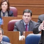 el presidente Herrera durante su intervención en las Cortes,