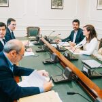 Foto de archivo de los concejales que integraron la comisión de Taula