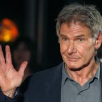 Harrison Ford en la presentación de la última película de Indiana Jones