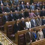 Minuto de silencio en el Congreso de los Diputados en homenaje al socialista José Antonio Alonso