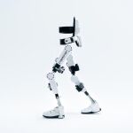 Cyberdine exhibirá tres robots. Uno de ellos es éste, diseñado para ayudar a la movilidad de personas con discapacidad o debilidad en extremidades inferiores