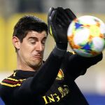 Courtois arrastra unas molestias físicas que le han dejado fuera del último entrenamiento.