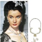 Collar de diamantes con la letra «N» que Vivien Leigh lució en «Lady Hamilton»