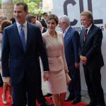 Los Reyes llegan al Centro de Convenciones para inaugurar el VII Congreso Internacional de la Lengua Española (CILE)