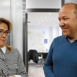 La presidenta de la Diputación de Zamora, Mayte Martín, junto al candidato José María Barrios