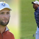 Jon Rahm y Tiger Woods