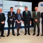 De izda a dcha., Julio Sánchez Fierro, Sergio Alonso, Cristina Contel, Manuel Vilches, José Antonio Vera e Ignacio Riesgo | Cristina Pastrano