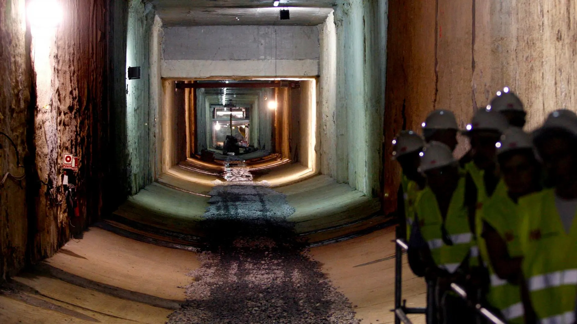 Túnel del metro de Málaga