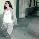 La magistrada María Núñez Bolaños, en los juzdados de Sevilla