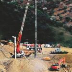 Trabajos en la zona del rescate