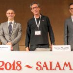 El rector Ricardo Rivero junto a Susana Pérez, Ramón Alcubilla y Tomás González