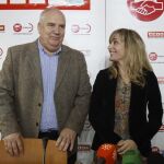 Los secretarios generales de CC OO y UGT en Andalucía, Francisco Carbonero y Carmen Castilla