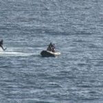 La Guardia Civil rastreando el cuerpo de Romina en Lnazarote