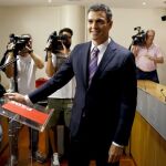 El secretario general del PSOE, Pedro Sánchez
