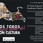 Cartel anunciador de las jornadas culturales taurinas