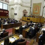 Vista del plenario del Parlamento autonómico