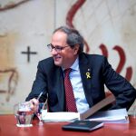 El presidente de la Generalitat, Quim Torra