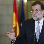 El presidente del Gobierno en funciones, Mariano Rajoy