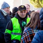 El portavoz de Elite Taxi, Alberto 'Tito' Álvarez, el pasado día 25 en Ifema