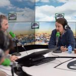 Pablo Iglesias, durante la entrevista en «Más de Uno»