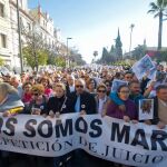 La manifestación ha terminado con la lectura de un manifiesto en la Plaza de San Francisco