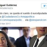 Lío en Ciudadanos: Miguel Gutiérrez arremete contra Carolina Punset