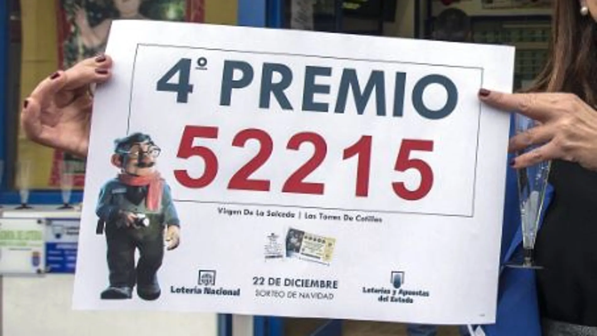 «Me quedé con una serie. 180.000 euros me han tocado»