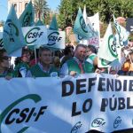 CSI-F ha combatido la reordenación del sector público de la Junta en los juzgados y en la calle
