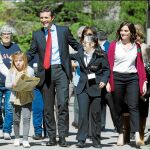 Pablo Casado reivindicó ayer la libertad de las familias para elegir la educación para sus hijos con discapacidad