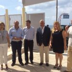 Arenas junto a Rafael Catalá, el presidente murciano y la presidenta del PP valenciano.