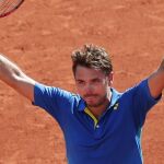 Stan Wawrinka tras vencer a Andy Murray