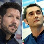Diego Pablo Simeone y Ernesto Valverde, en una imagen de archivo / Efe