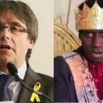 Carles Puigdemont y Noah Musingku, el autoproclamado rey de una pequeña región en Papúa Nueva Guinea
