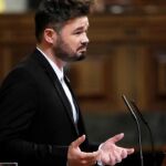 Gabriel Rufián, portavoz de ERC en el Congreso, en una imagen de archivo / Efe