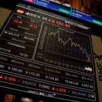 Paneles informativos del Ibex 35/Efe