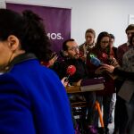 El secretario de Organización de Podemos, Pablo Echenique