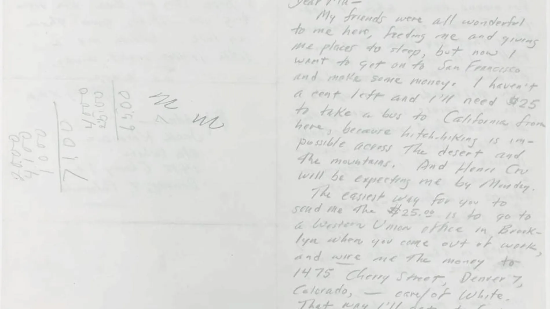 Misiva de Jack Kerouac