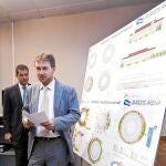 Javier Lacalle, en la presentación del proyecto 'Burgos Arena en agosto de 2011, que ya no se llamará de esta forma