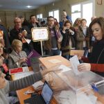 El voto de Soraya Sáenz de Santamaría
