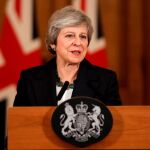 Theresa May durante su rueda de prensa en Downing Street. Matt Dunham/Pool via Reuters