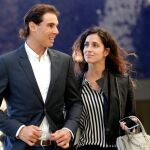 El tenista Rafa Nadal, junto a su mujer, Xisca Perelló.