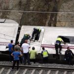 Los servicios de emergencia, en el tren siniestrado