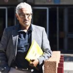 El juez Santiago Vidal tras una de sus declaraciones en 2014
