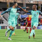 Cristiano Ronaldo abrió el marcador para Portugal y encauzó la victoria de los suyos
