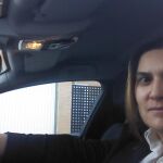 Mª Ángeles, una conductora de la plantilla de Cabify