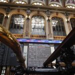 Paneles informativos de la Bolsa